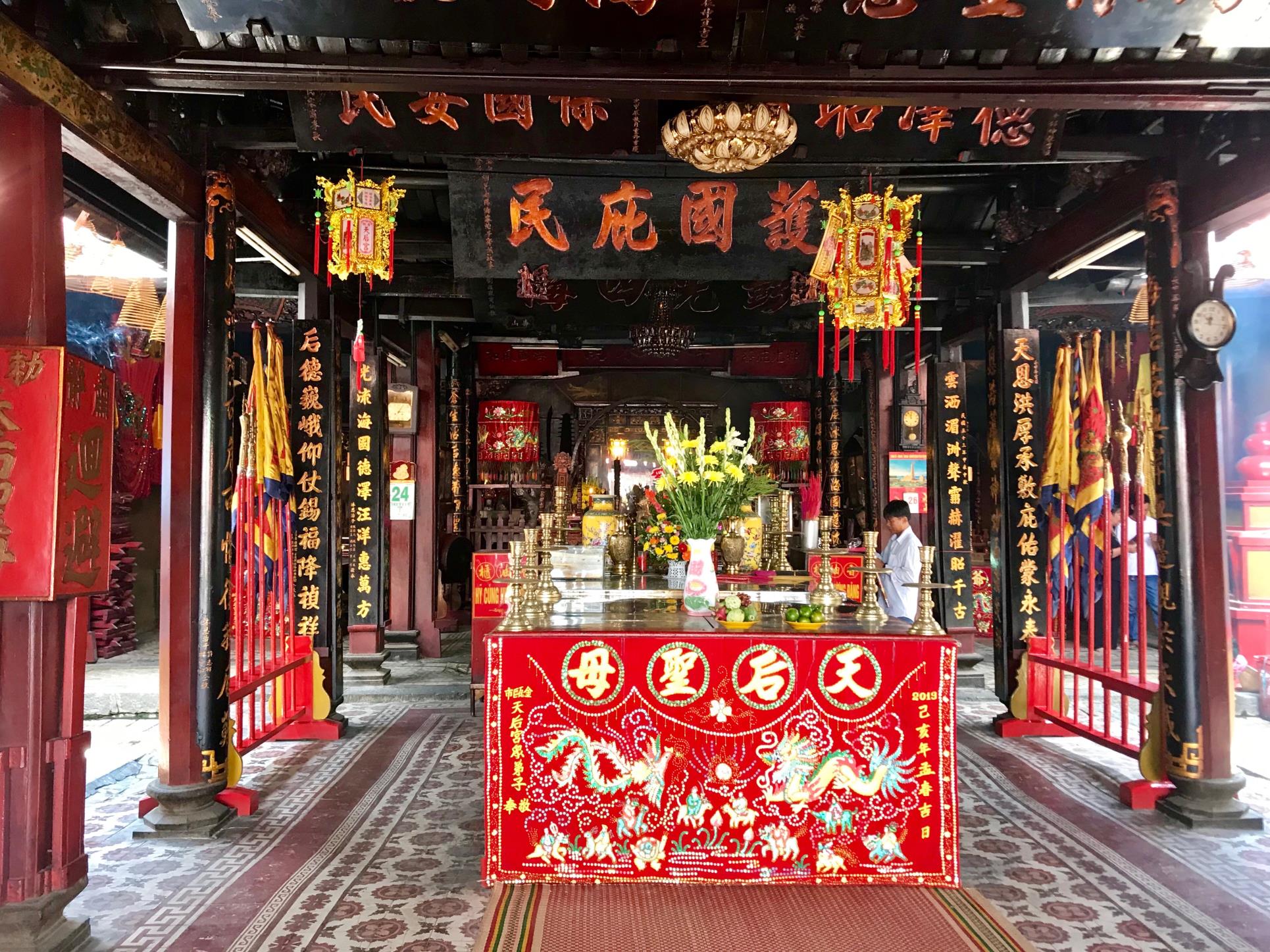 kiến trúc của ngôi chùa chùa bà thiên hậu